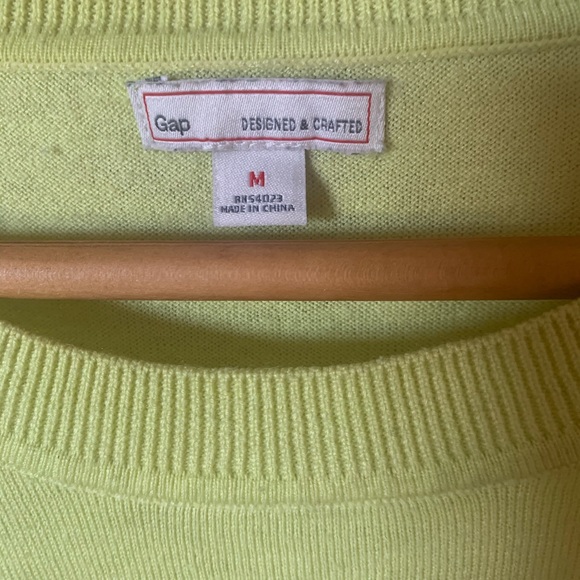 Gap colorblock striped sweater M grey crew neck - Picture 6 of 8